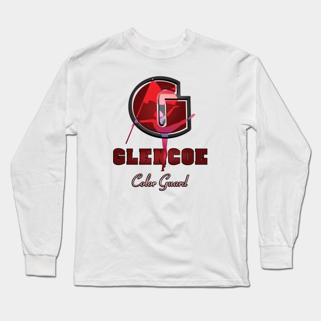 Color Guard (light color shirt) Long Sleeve T-Shirt by GlencoeHSBCG